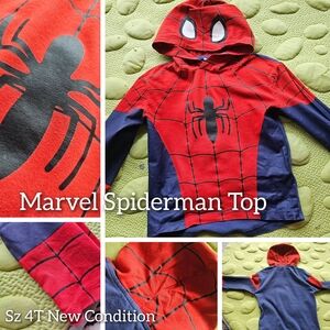 Marvel Spiderman Red and Black Hoodie